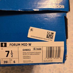 Adidas Women Rich Mnisi Forum Mid Shoes, Size 7.5